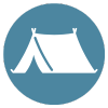 Graphic of a a tent