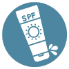 Graphic of a sunscreen bottle