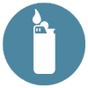 Graphic of a a lighter