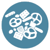 Graphic of trail mix